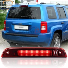 For 2007-17 Jeep Patriot LED Third 3rd Brake Light Tailgate High Mount Red Lens