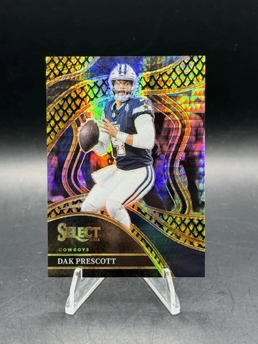 2023 Panini Select /10 Gold Dragon Scale DAK PRESCOTT Cowboys Club Level SP RS1