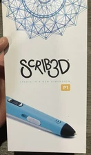 SCRIB3D P1 3D Printing Pen with Charger 3 Colors PLA Filament, Project guide