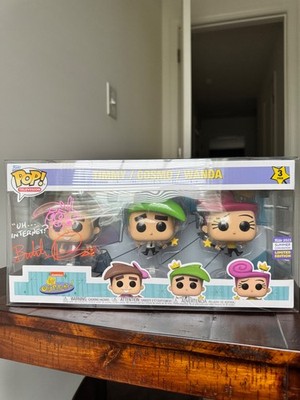 Butch Hartman Autographed Funko Pop! Timmy / Cosmo / Wanda - 3 Pack - Shared 