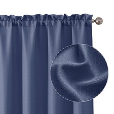 Chyhomenyc Bennet Blue Curtains 54 Inch Length 30"W x 54"L Pack of 2 ,