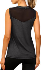 Canotta Sportiva Donna Top Senza Maniche Palestra Canotte Donna Fitness Yoga Cor