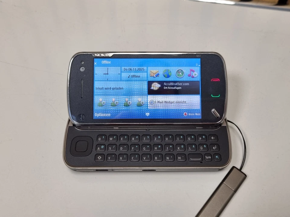 Nokia N97 Smartphone - Schwarz - OVP - Mängel siehe Zustandsbeschr. - Bild 3 von 4