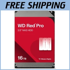 16TB WD Red Pro Internal Hard Drive - 3.5" Form Factor