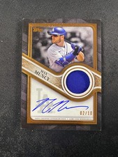 2023 TOPPS BB REVERENCE PATCH #TRAP-MMU AUTO MAX MUNCY /10 E853