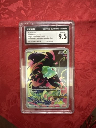 Pokémon TCG Bulbasaur IR 133/132 Mega Evolutions Stamped