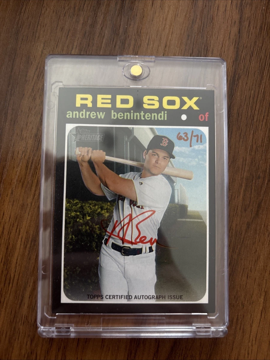 Andrew Benintendi Autograph Baseball Cards for sale | eBay