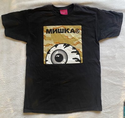 MISHKA MNWKA KEEP WATCH BOX LOGO MEDIUM GREAT CONDITION RARE