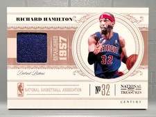 Early Highest Grade National Treasure 49 Jersey 11 Panini NT Richard Hamilton Ri