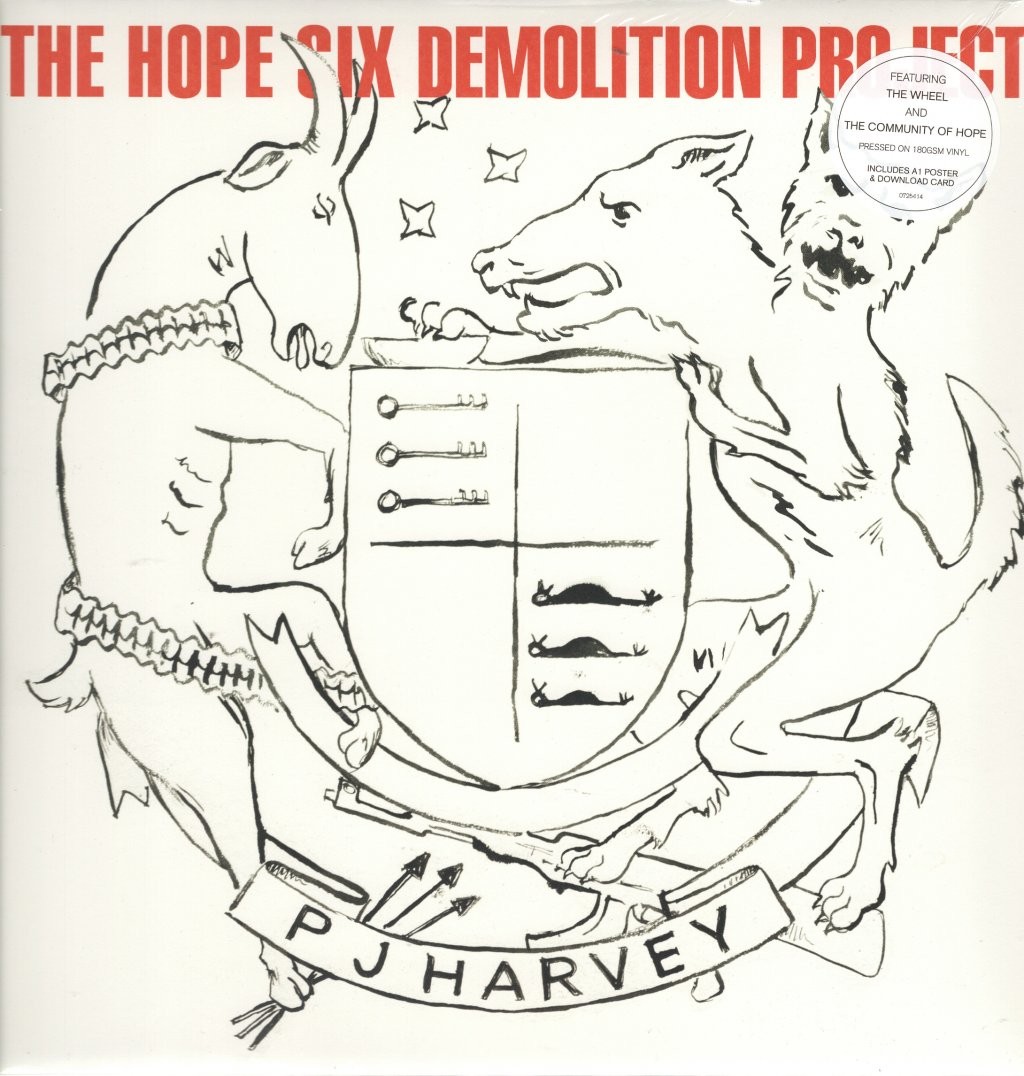 Pj Harvey Hope Six Demolition Project LP vinyl Europe Island 2022 180g vinyl