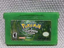 Pokemon Leaf Green GBA Authentic - Save Tested Gameboy Advance Cartridge Only