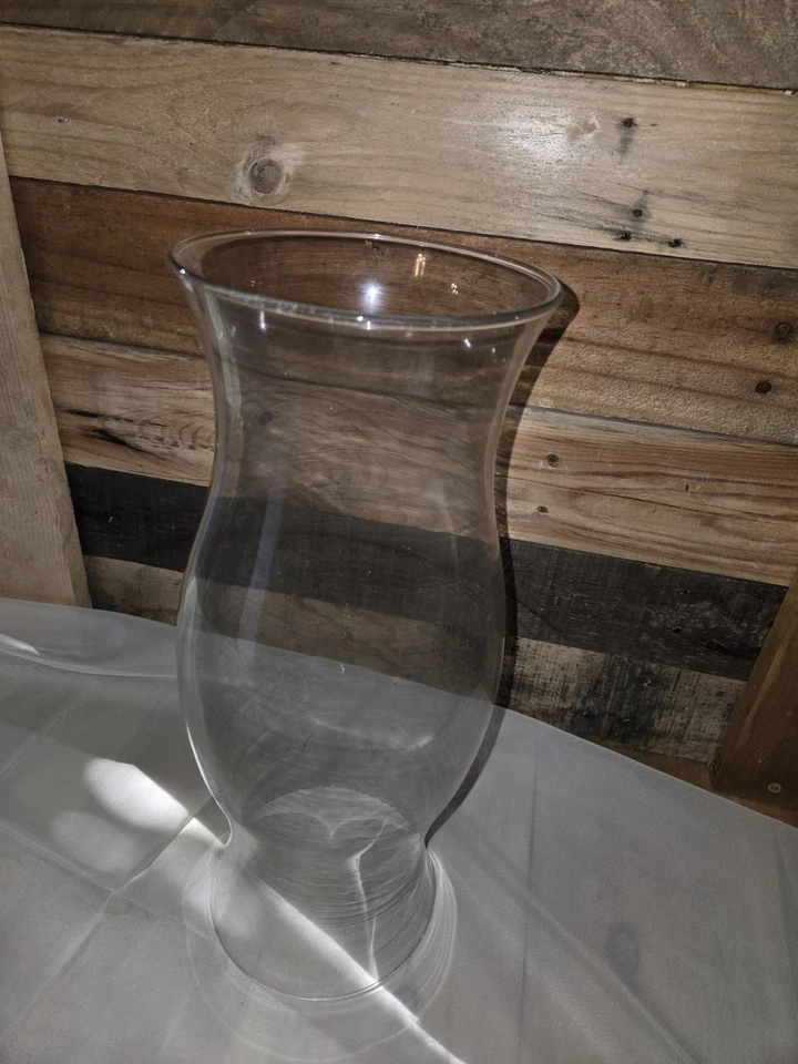 Colonial Williamsburg Style Glass Hurricane Candle Shade Globe 14" - Image 2 of 4