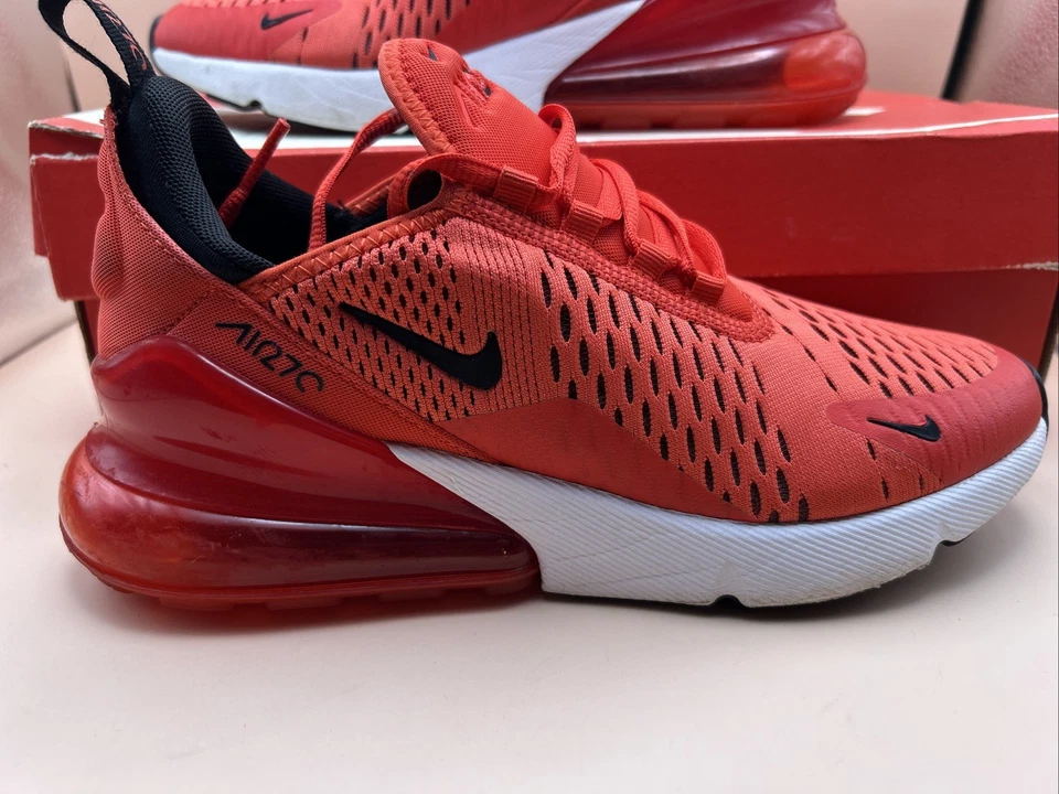 Nike Air Max 270 Habanero Rojo (GS) Talla 6.5y Con Caja (943345-600) ⭐️ Foto 2 de 4
