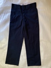 Dickies Men's 874 Original Fit Work Pants Navy Blue Size 29x28 Chino Flat Front
