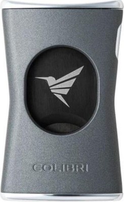COLIBRI - ZIGARREN - SLIM - ABSCHNEIDER - ANTHRAZIT / CHROM - CUTTER - NEU OVP -