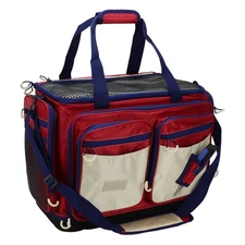 Osage River Large Saltwater Resistant Fishing Tackle Bag Waterproof Bottom Red