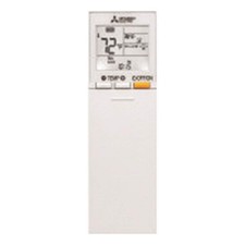 MITSUBISHI ELECTRIC  Handheld Remote Control,3/4 in H,White 863VT4