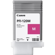 Canon PFI120M Compatible with Ipf TM200 Ink Magenta 2887C001 130 ml