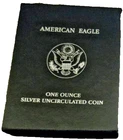 2013 American Eagle 1 ounce Uncirculated Silver Coin box w COA no Coin