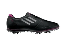 Adidas adizero Tour Golf Shoes - Womens Black/Silver/Passionfruit Size 9