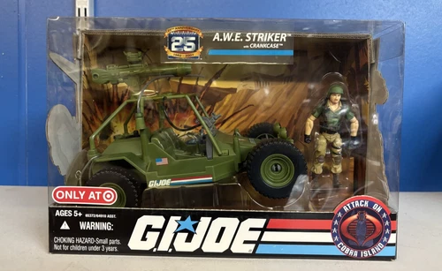 G.I. Joe 25th Anniversary A.W.E. Striker with Crankcase New & Sealed - Target