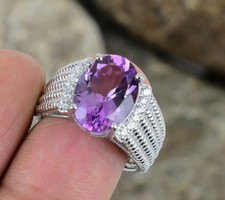 Amethyst Ring 925 Sterling Silver Ring For Women Mother Ring Personalize Gift