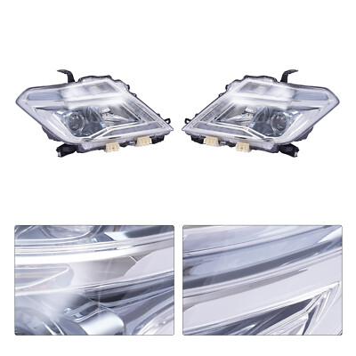 Left +Right Halogen LED Head Light Lamp For Nissan Armada 2017 2018 2019 2020