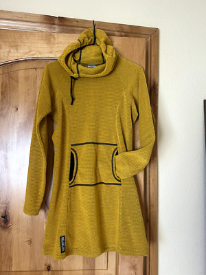 Women's melanzana Micro grid dress, RARE COLOR. Leadville CO