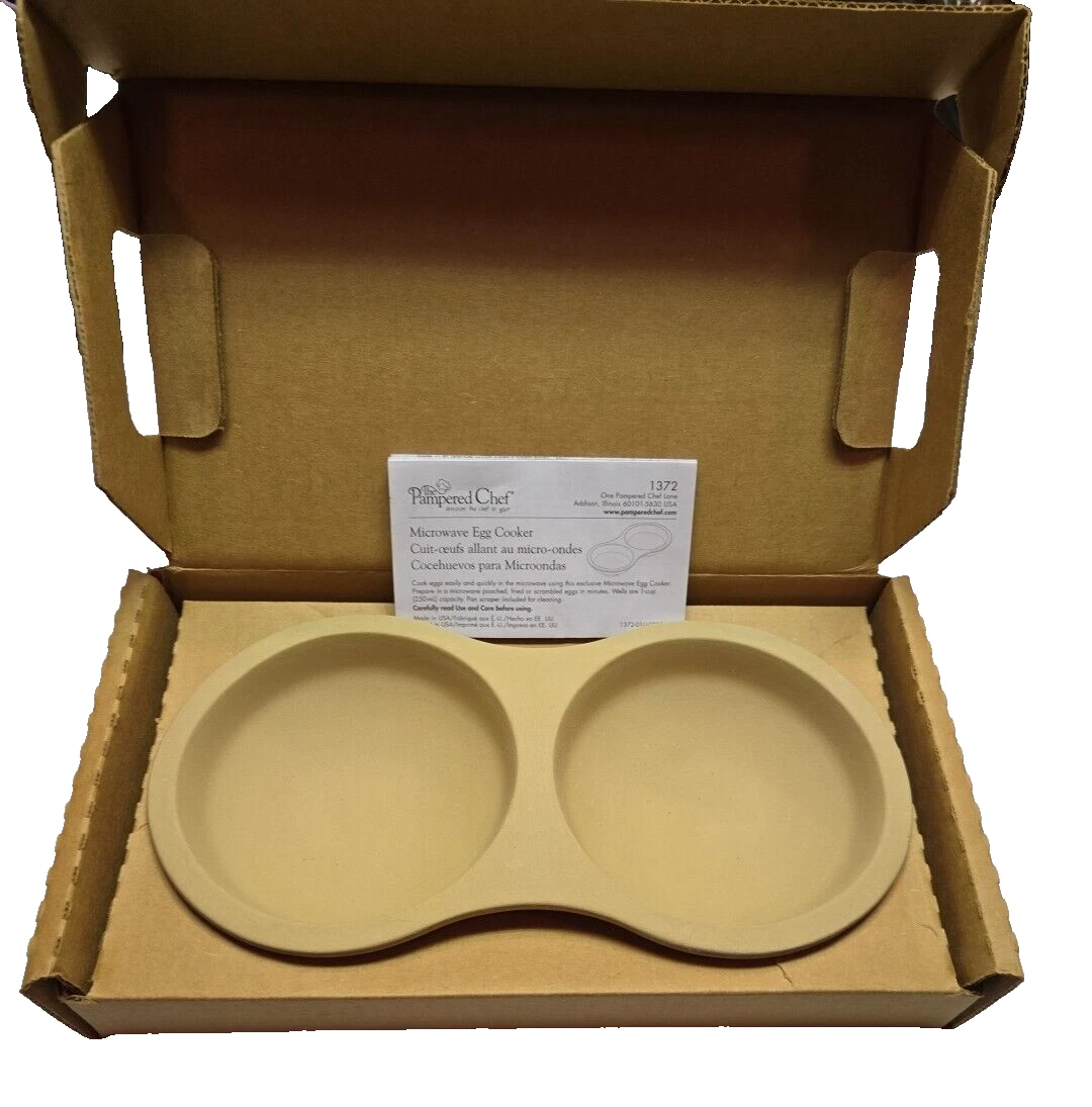 The Pampered Chef Microwave Egg Cooker New Never Used In Box