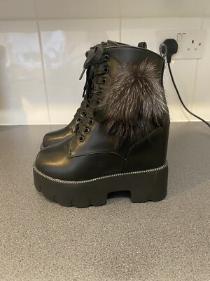 high-soled and hidden platform boots ankle boots goth gothic