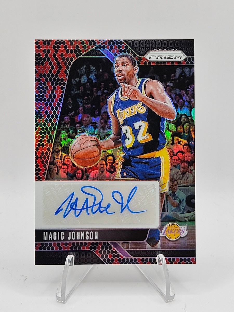 2024-25 Panini Prizm MAGIC JOHNSON AUTO Signatures Snakeskin