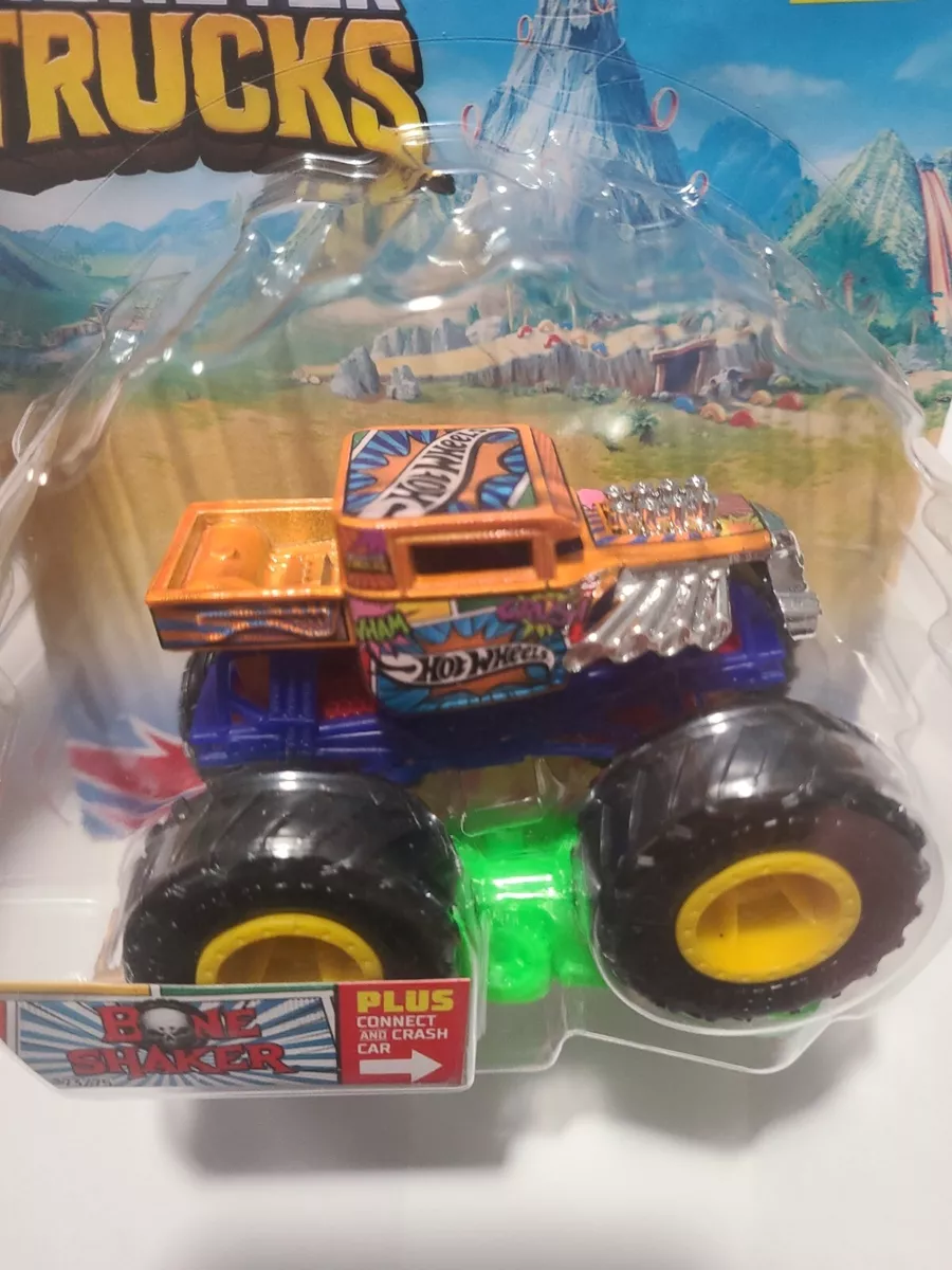 Hot Wheels Monster Trucks 1.64 Playset - Arena Smashers - Bone Shaker -  Thomas Online