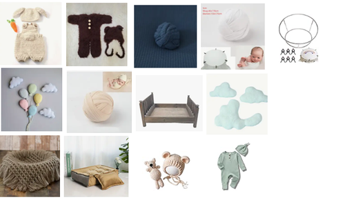 Newborn Photography Props Lot Starter Kit