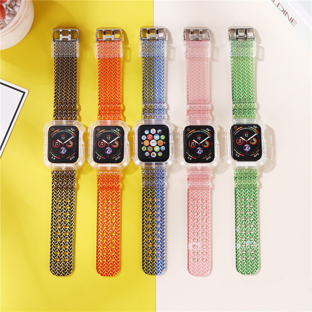 38/40/42/44mm Silicone Sport iWatch Band Strap for Apple Watch