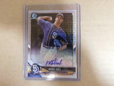 MICHEL BAEZ 2018 BOWMAN MEGA AUTO REFRACTOR BMA-MB