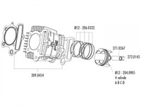 Kolbenbolzen Polini 13X38Mm FüR Honda XR 50, Polini XP4T 50, XP4T 110