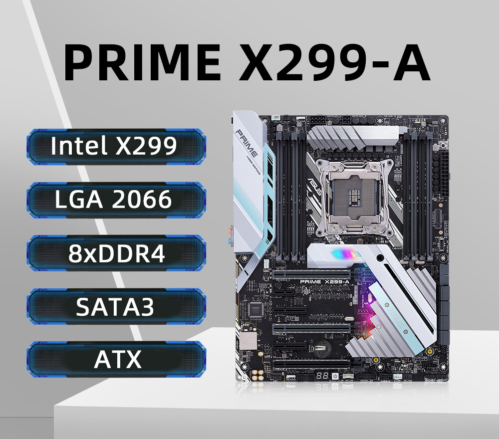 ASUS PRIME X299-A Motherboard LGA 2066 Support I9-7/9/10th I7-7