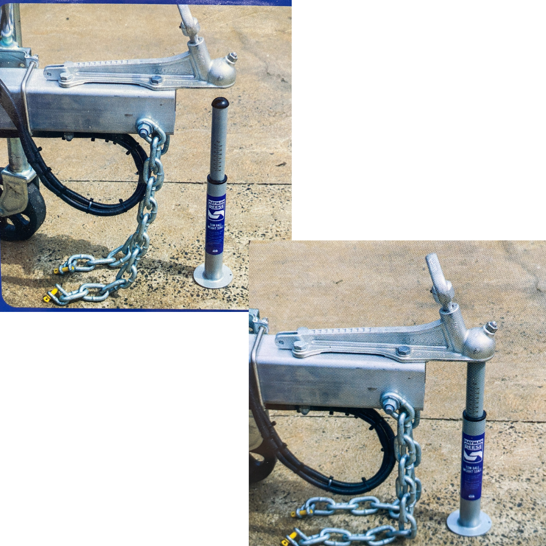 CARAVAN / RV TOW BALL SCALES BY HAYMAN REESE. FOR BALL WEIGHTS UP TO