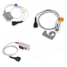 Nonin adult Finger/Ear clip/Silicone Soft-tip Spo2 sensor for Nonin 8500 1M,7pin