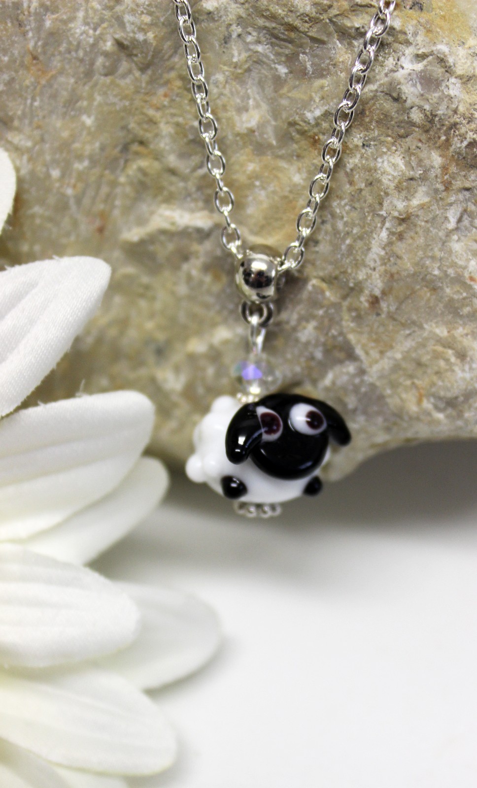 Mops Halskette 925 Sterlingsilber - Süßer Hund Anhänger Für Hundeliebhaber