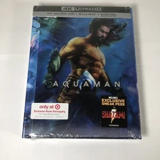 Aquaman + 4K + BLURAY+ TARGET EXCLUSIVE LENTICULAR COVER
