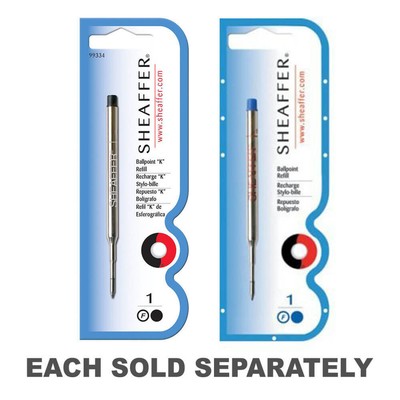 Sheaffer Premium High Quality Fine K Metal Single Ballpoint Pen Refill