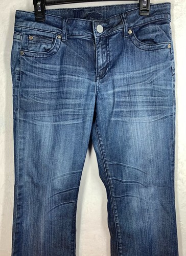 Jeans donna KUT FROM THE KLOTH taglia 10 blu denim bootcut lavaggio medio - Foto 2 di 12