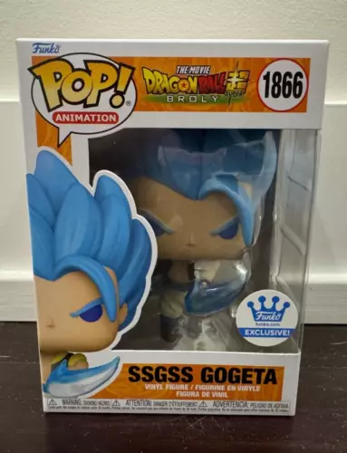 Funko Pop! Vinilo: Dragon Ball - SSGSS Gogeta - Funko Exclusivo #1866 Común COMO NUEVO