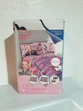 Nickelodeon JoJo Siwa 4-piece Full Size Sheet Set 100 Polyester