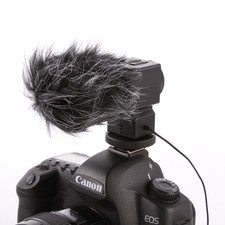 SGC-698 Stereo Microphone for Canon 5D III II IV 80D 7D 650D 760D Camera w/ Muff