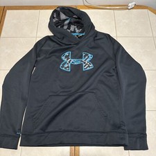 Boys Gray Under Armour hoodie size Large