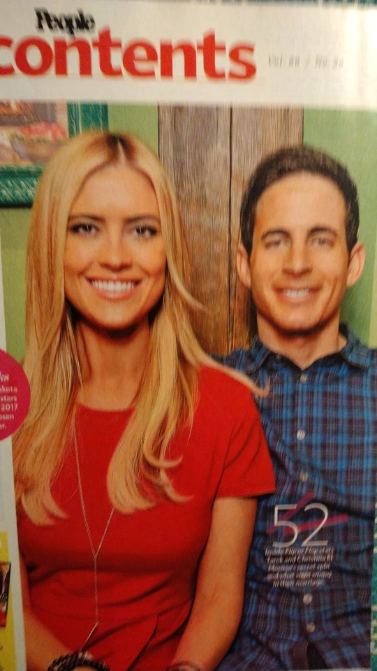 PEOPLE MAGAZINE STARS OF HGTV'S FLIP OR FLOP DECEMBER 26,2016 MAGAZINE - Image 3 of 4