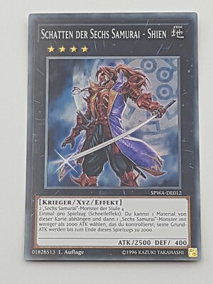 Yu-Gi-Oh! Einzelkarte Schatten der Sechs Samurai - Shien bespielt