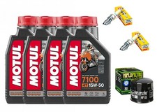 KIT Tagliando DUCATI Monster 620 2002 2006 motul 7100 15w50 filtro olio candele